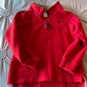 Boys fleece inside 1/4 zip carters size 7